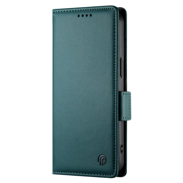 For Google Pixel 10a Side Buckle Magnetic Frosted Leather Phone Case