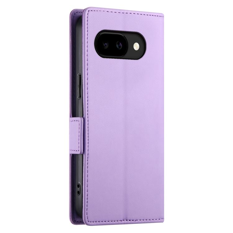 For Google Pixel 10a Side Buckle Magnetic Frosted Leather Phone Case
