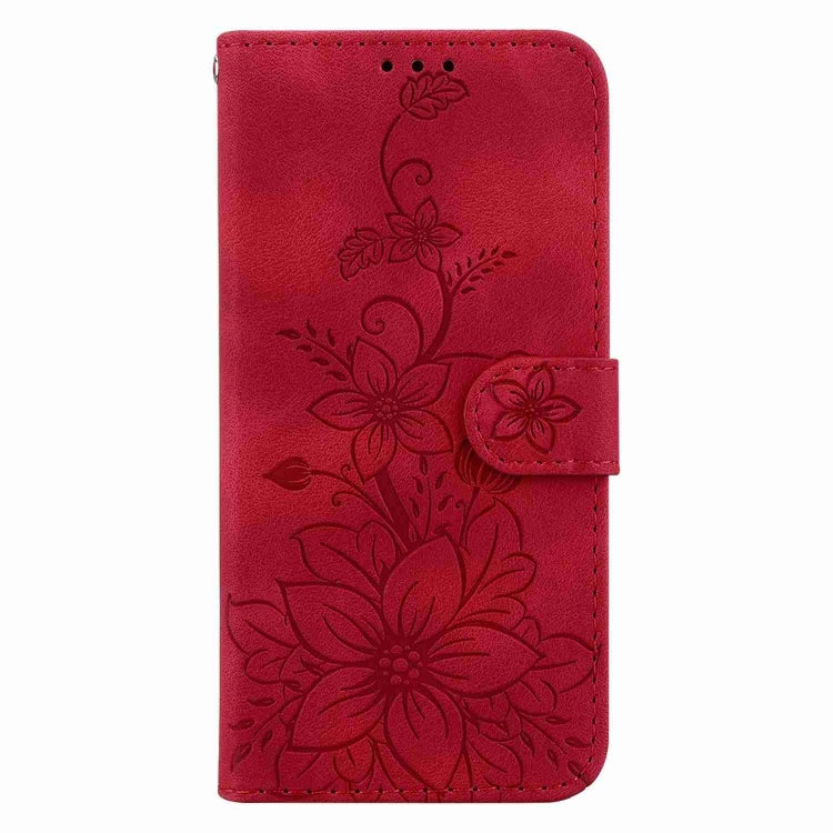 For Redmi Note 14 Pro / Note 14 Pro+ 5G Lily Embossed Leather Phone Case