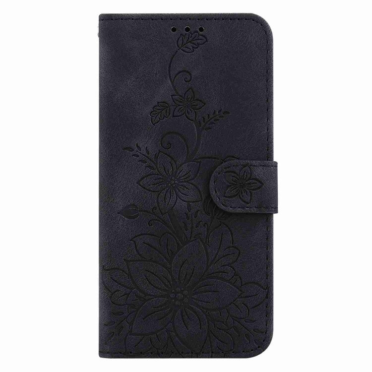 For Redmi Note 14 Pro / Note 14 Pro+ 5G Lily Embossed Leather Phone Case
