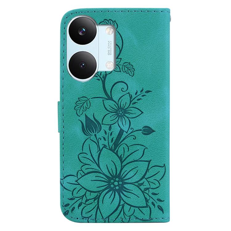 For Redmi Turbo 5 Max 5G / Poco X8 Pro Max 5G Lily Embossed Leather Phone Case