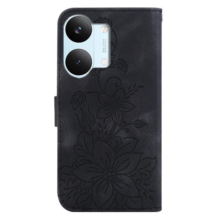 For Redmi Turbo 5 Max 5G / Poco X8 Pro Max 5G Lily Embossed Leather Phone Case