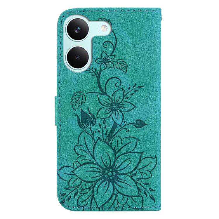 For Redmi Turbo 5 5G / Poco X8 Pro 5G Lily Embossed Leather Phone Case
