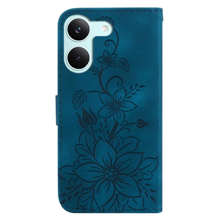 For Redmi Turbo 5 5G / Poco X8 Pro 5G Lily Embossed Leather Phone Case