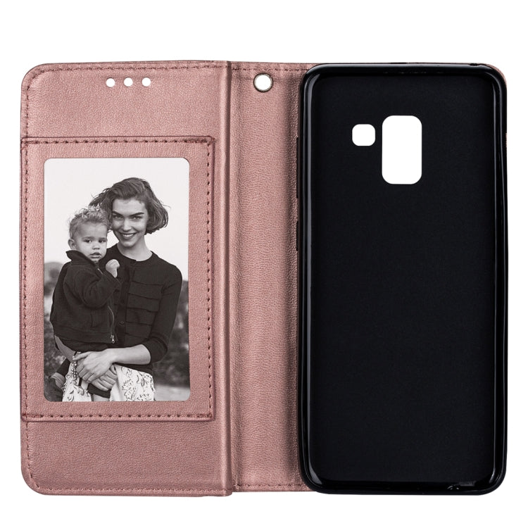 For Samsung Galaxy A6 (2018) Ultra-thin 9 Card Horizontal Flip Leather Case, with Card Slots & Holder & Lanyard