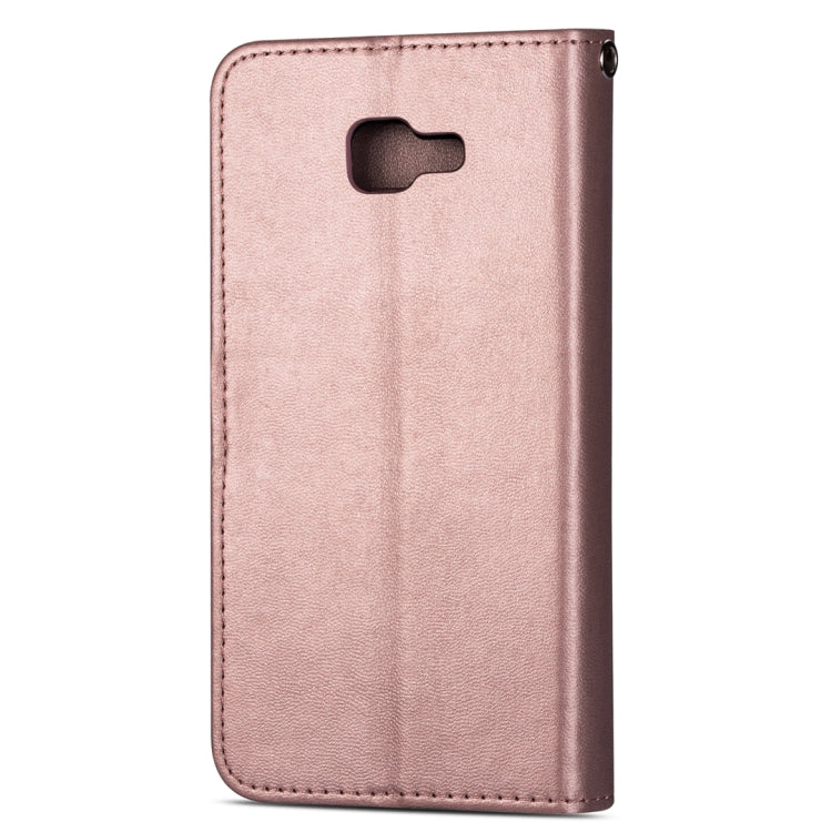 For Samsung Galaxy J4+ Ultra-thin 9 Card Horizontal Flip Leather Case, with Card Slots & Holder & Lanyard