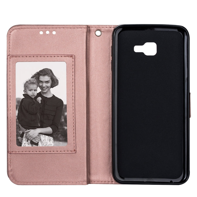 For Samsung Galaxy J4+ Ultra-thin 9 Card Horizontal Flip Leather Case, with Card Slots & Holder & Lanyard