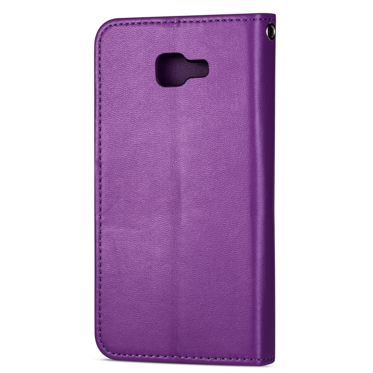For Samsung Galaxy J4+ Ultra-thin 9 Card Horizontal Flip Leather Case, with Card Slots & Holder & Lanyard