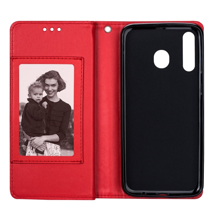 For Samsung Galaxy M30 Ultra-thin 9 Card Horizontal Flip Leather Case, with Card Slots & Holder & Lanyard