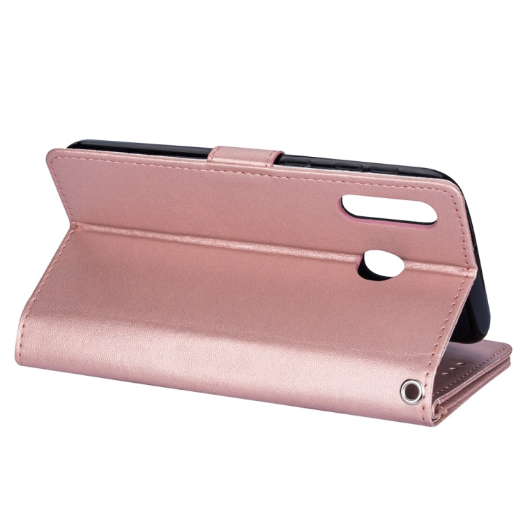 For Samsung Galaxy M30 Ultra-thin 9 Card Horizontal Flip Leather Case, with Card Slots & Holder & Lanyard