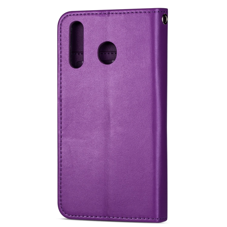 For Samsung Galaxy M30 Ultra-thin 9 Card Horizontal Flip Leather Case, with Card Slots & Holder & Lanyard