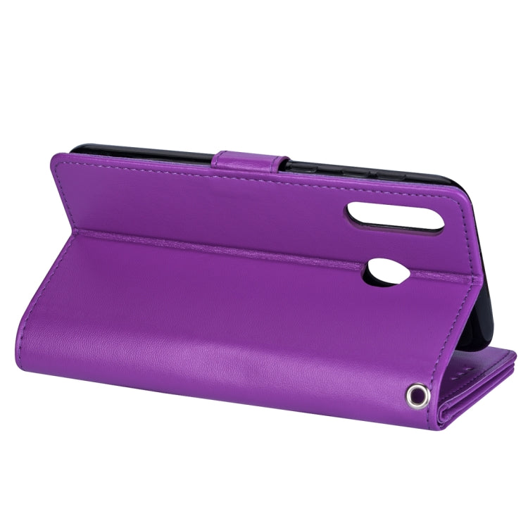 For Samsung Galaxy M30 Ultra-thin 9 Card Horizontal Flip Leather Case, with Card Slots & Holder & Lanyard