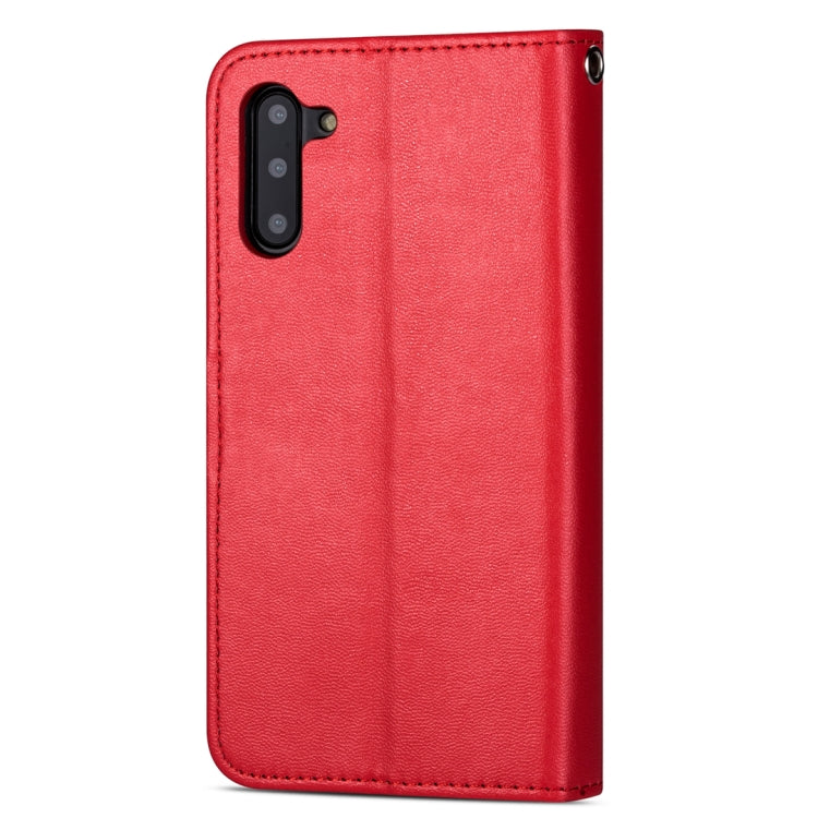 For Samsung Galaxy Note10 Ultra-thin 9 Card Horizontal Flip Leather Case, with Card Slots & Holder & Lanyard