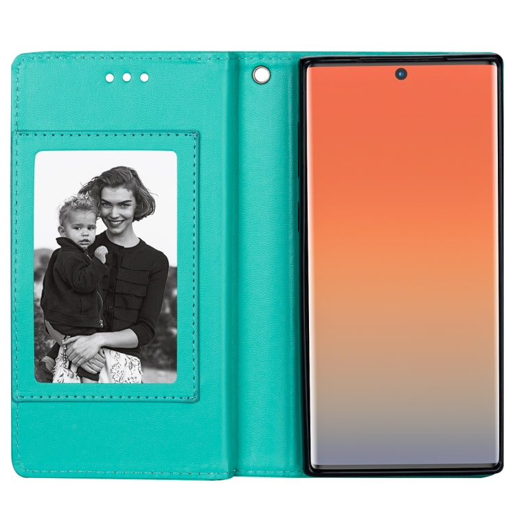 For Samsung Galaxy Note10 Ultra-thin 9 Card Horizontal Flip Leather Case, with Card Slots & Holder & Lanyard