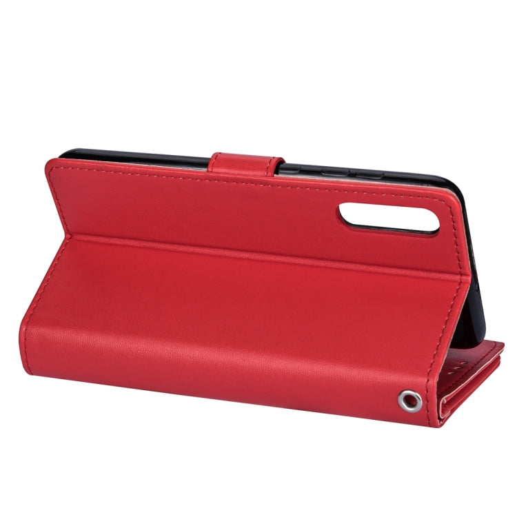 For Samsung Galaxy A70  Ultra-thin 9 Card Horizontal Flip Leather Case, with Card Slots & Holder & Lanyard