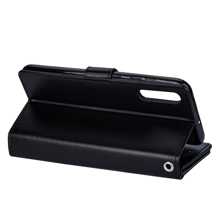 For Samsung Galaxy A70  Ultra-thin 9 Card Horizontal Flip Leather Case, with Card Slots & Holder & Lanyard
