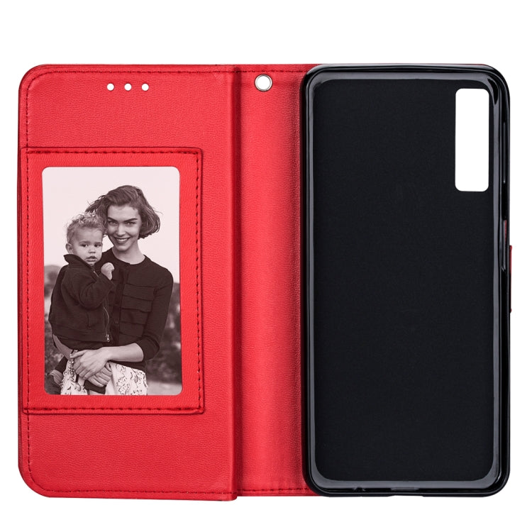 For Samsung Galaxy A7 (2018) Ultra-thin 9 Card Horizontal Flip Leather Case, with Card Slots & Holder & Lanyard