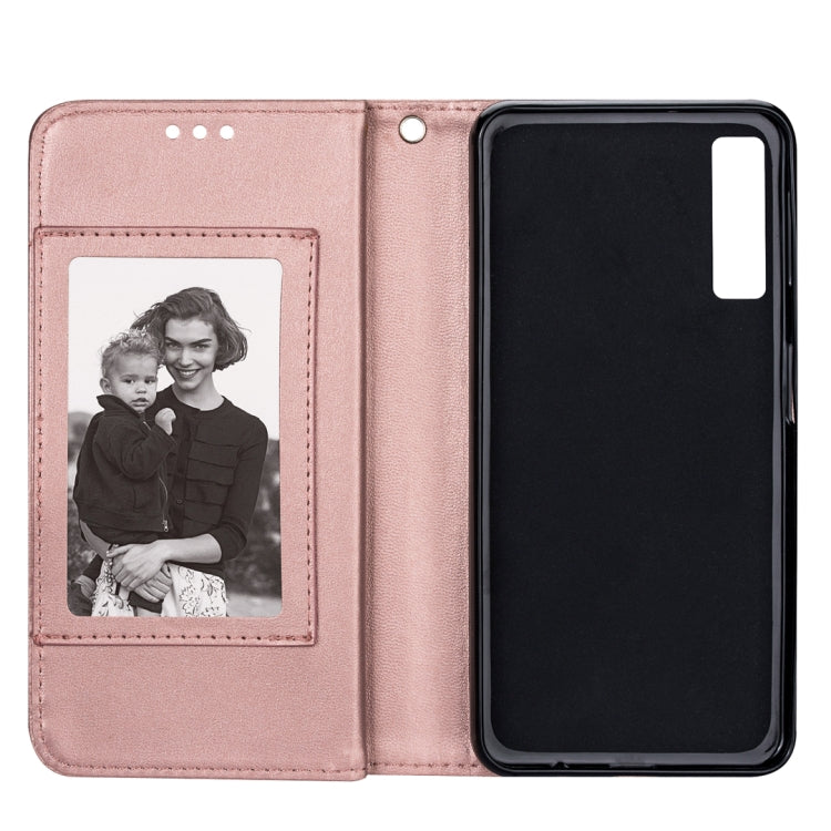 For Samsung Galaxy J3 (2018) Ultra-thin 9 Card Horizontal Flip Leather Case, with Card Slots & Holder & Lanyard
