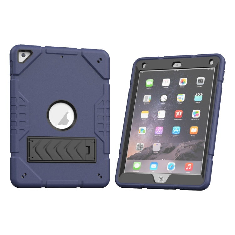 For iPad 10.2 2021 / 2020 / 2019 Armor Holder Silicone Hybrid PC Tablet Case