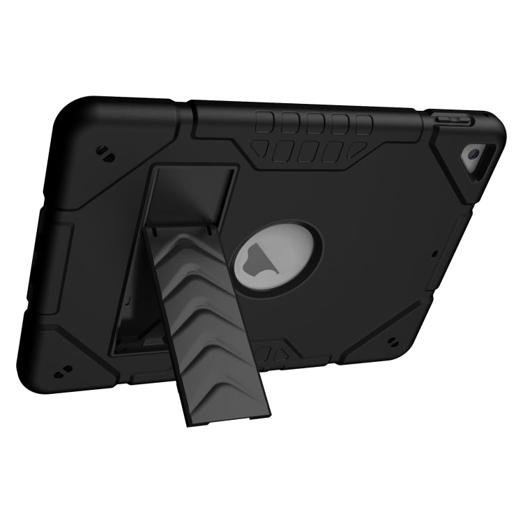 For iPad 10.2 2021 / 2020 / 2019 Armor Holder Silicone Hybrid PC Tablet Case