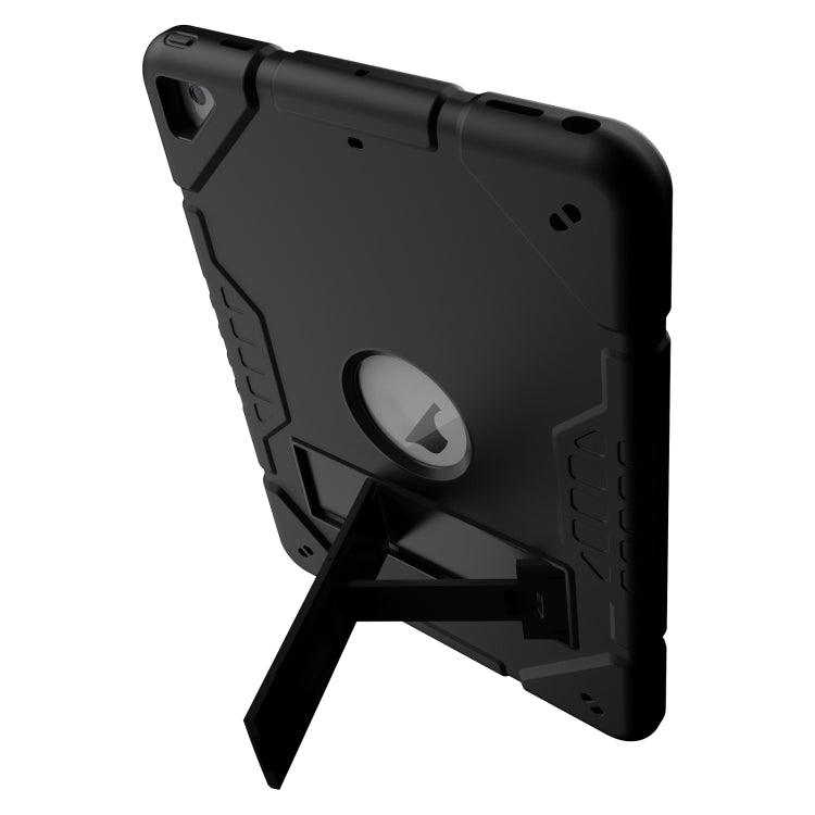For iPad 10.2 2021 / 2020 / 2019 Armor Holder Silicone Hybrid PC Tablet Case