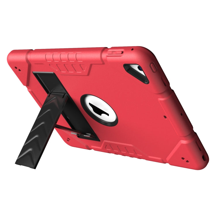 For iPad 10.2 2021 / 2020 / 2019 Armor Holder Silicone Hybrid PC Tablet Case