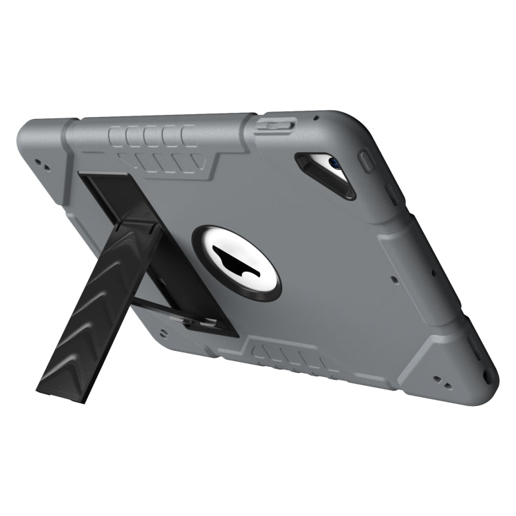For iPad 10.2 2021 / 2020 / 2019 Armor Holder Silicone Hybrid PC Tablet Case