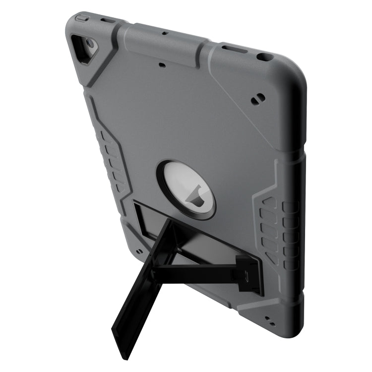 For iPad 10.2 2021 / 2020 / 2019 Armor Holder Silicone Hybrid PC Tablet Case