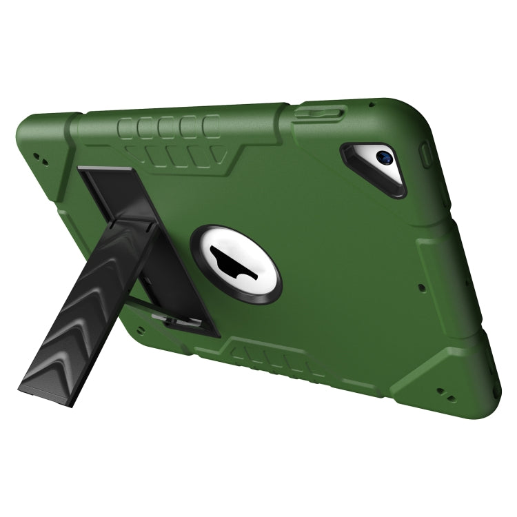 For iPad 10.2 2021 / 2020 / 2019 Armor Holder Silicone Hybrid PC Tablet Case