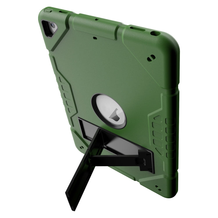 For iPad 10.2 2021 / 2020 / 2019 Armor Holder Silicone Hybrid PC Tablet Case