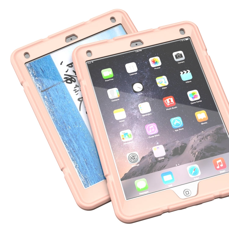 For iPad 10.2 2021 / 2020 / 2019 Armor Holder Silicone Hybrid PC Tablet Case
