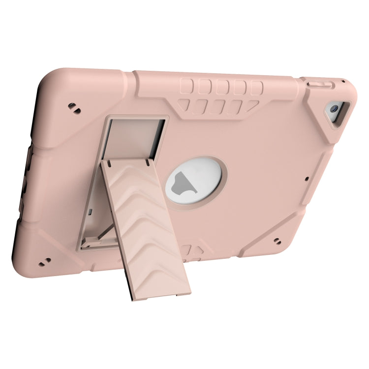 For iPad 10.2 2021 / 2020 / 2019 Armor Holder Silicone Hybrid PC Tablet Case