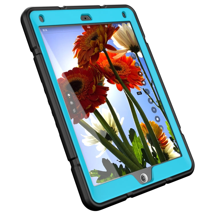 For iPad 10.2 2021 / 2020 / 2019 Armor Holder Silicone Hybrid PC Tablet Case