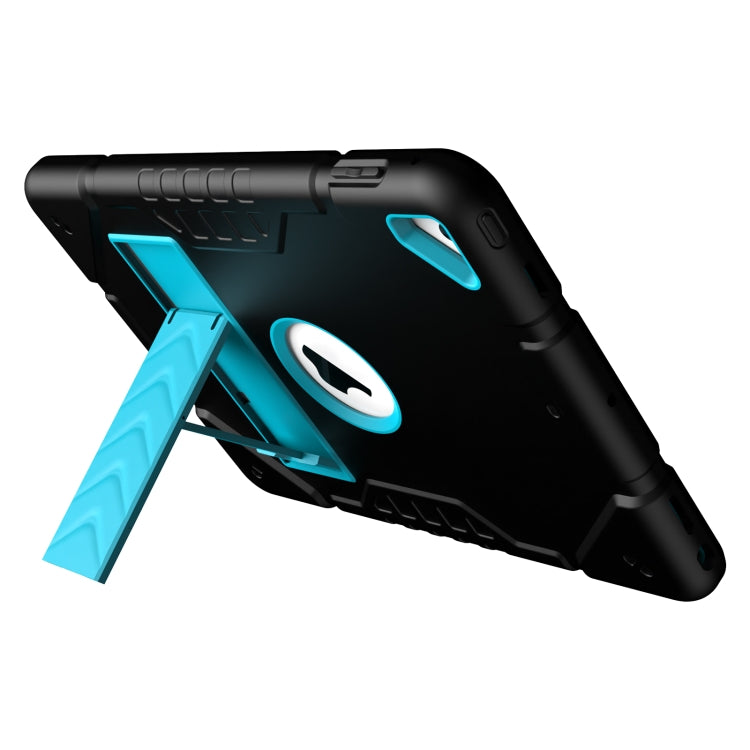 For iPad 10.2 2021 / 2020 / 2019 Armor Holder Silicone Hybrid PC Tablet Case
