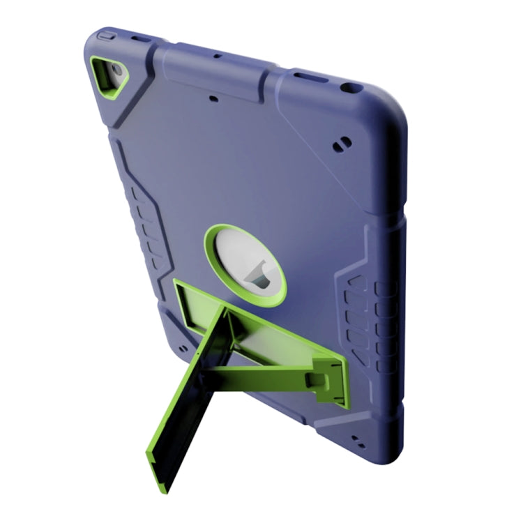 For iPad 10.2 2021 / 2020 / 2019 Armor Holder Silicone Hybrid PC Tablet Case