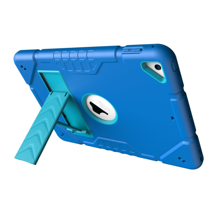 For iPad 10.2 2021 / 2020 / 2019 Armor Holder Silicone Hybrid PC Tablet Case