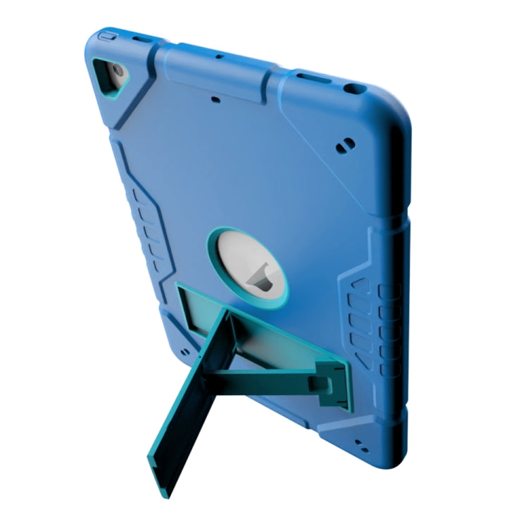 For iPad 10.2 2021 / 2020 / 2019 Armor Holder Silicone Hybrid PC Tablet Case