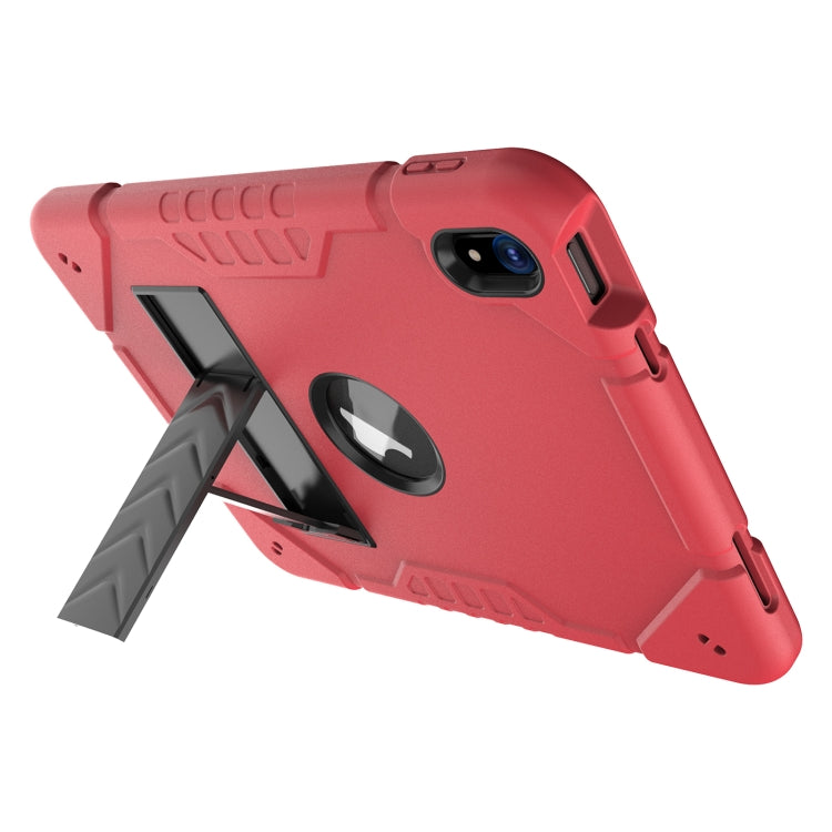 For iPad 2025 / 2022 Armor Holder Silicone Hybrid PC Tablet Case