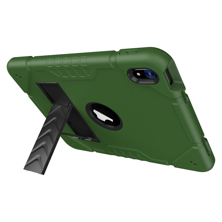 For iPad 2025 / 2022 Armor Holder Silicone Hybrid PC Tablet Case