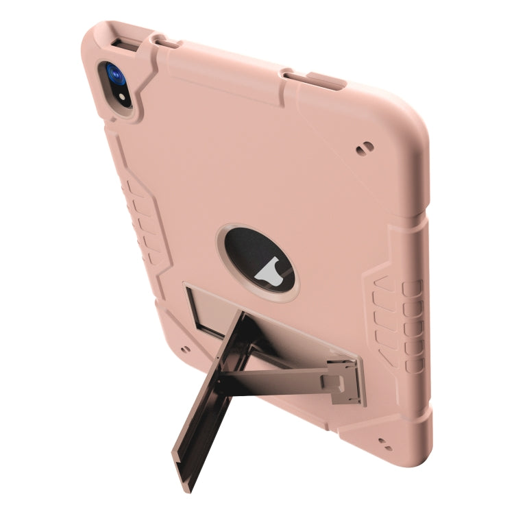For iPad 2025 / 2022 Armor Holder Silicone Hybrid PC Tablet Case