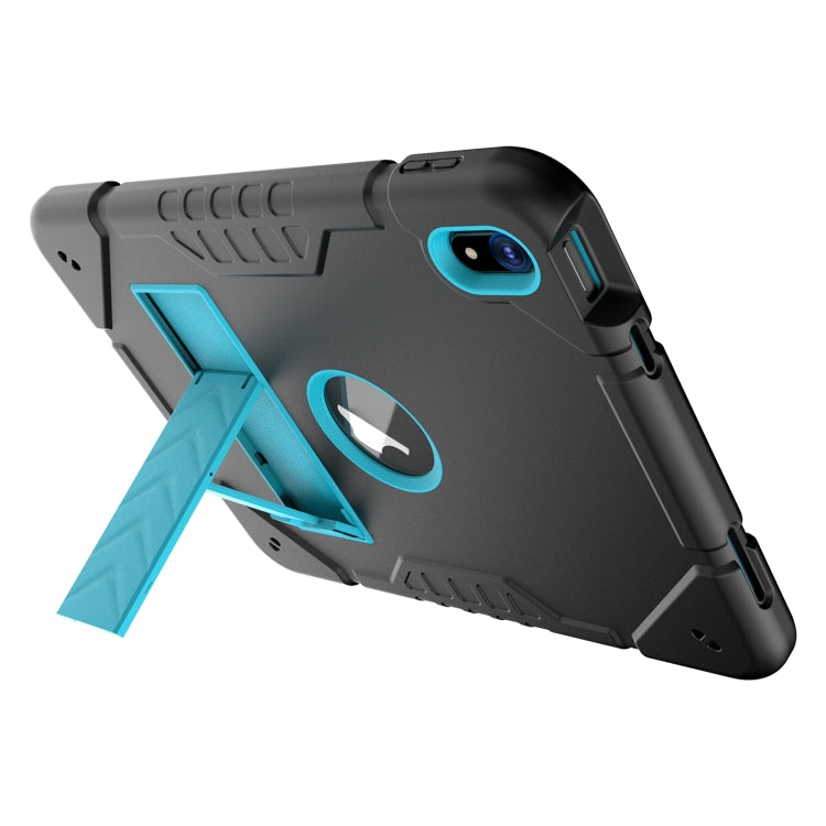 For iPad 2025 / 2022 Armor Holder Silicone Hybrid PC Tablet Case