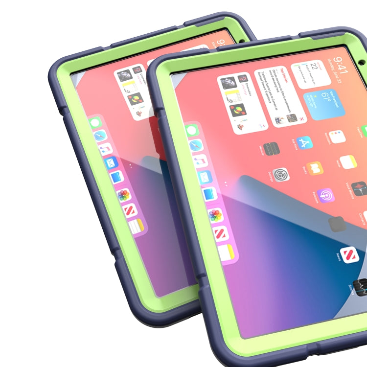For iPad 2025 / 2022 Armor Holder Silicone Hybrid PC Tablet Case