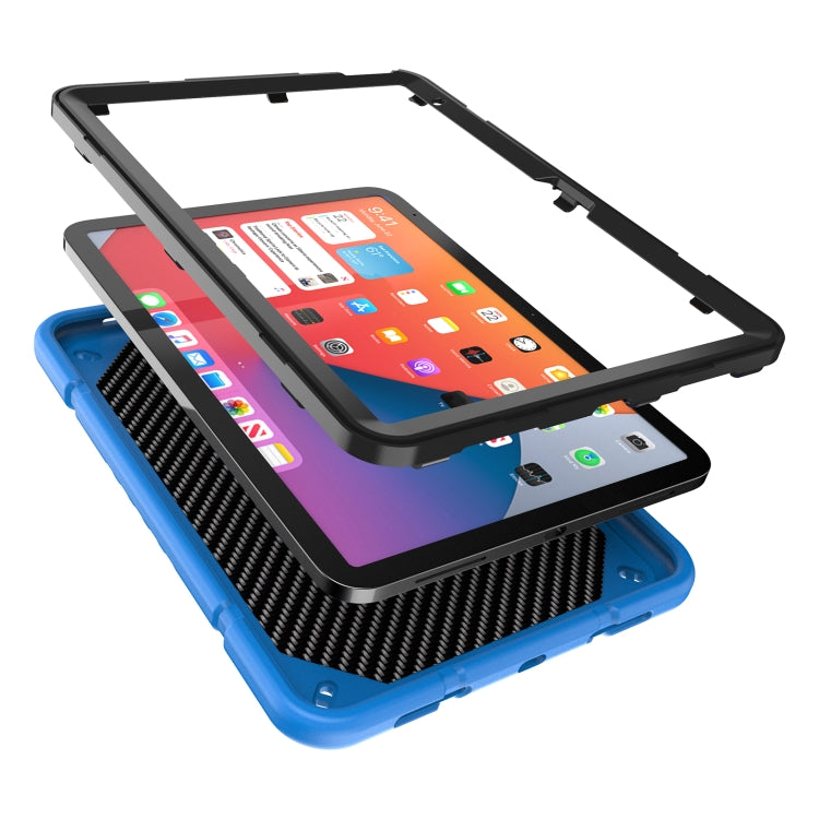 For iPad 2025 / 2022 Armor Holder Silicone Hybrid PC Tablet Case