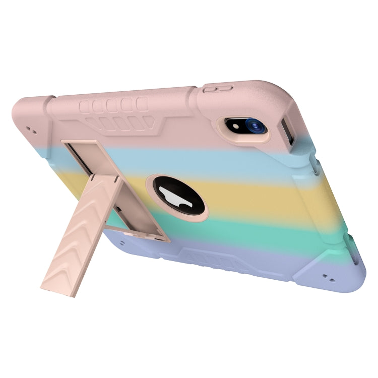 For iPad Air 2022 / 2020 10.9 Armor Holder Silicone Hybrid PC Tablet Case