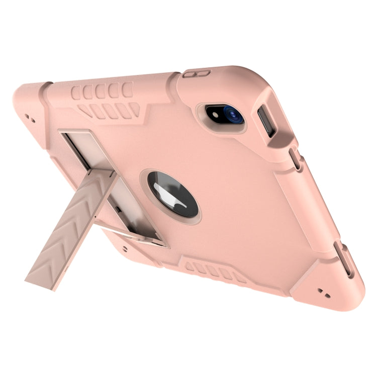 For iPad Air 2022 / 2020 10.9 Armor Holder Silicone Hybrid PC Tablet Case
