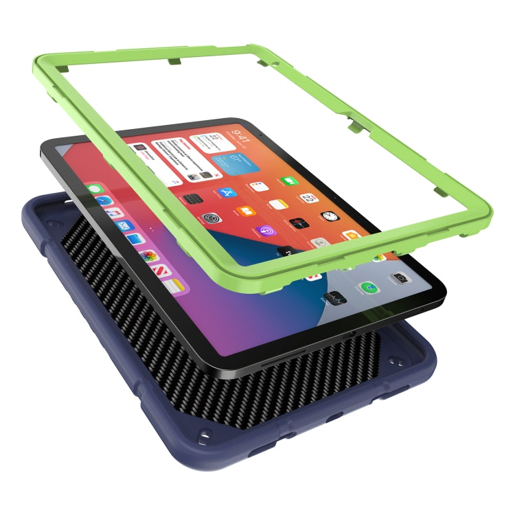 For iPad Air 2022 / 2020 10.9 Armor Holder Silicone Hybrid PC Tablet Case