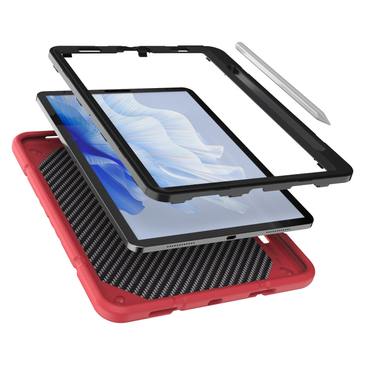 For iPad Pro 11 2022 / 2021 / 2020 Armor Holder Silicone Hybrid PC Tablet Case