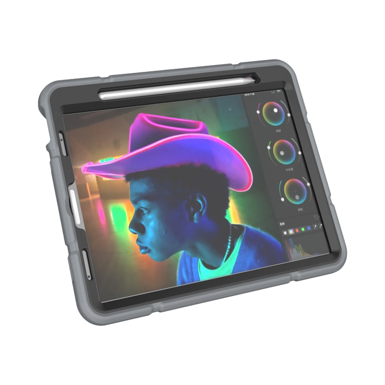 For iPad Pro 11 2022 / 2021 / 2020 Armor Holder Silicone Hybrid PC Tablet Case