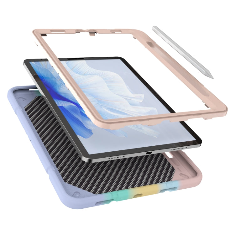 For iPad Pro 11 2022 / 2021 / 2020 Armor Holder Silicone Hybrid PC Tablet Case