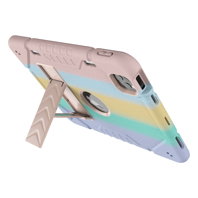 For iPad Pro 11 2022 / 2021 / 2020 Armor Holder Silicone Hybrid PC Tablet Case